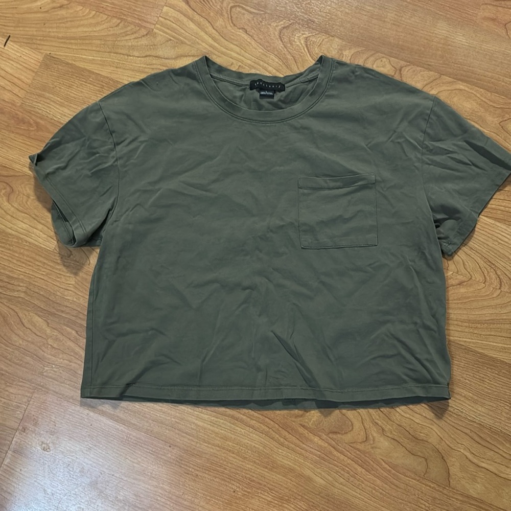 Sanctuary cropped box tee size large